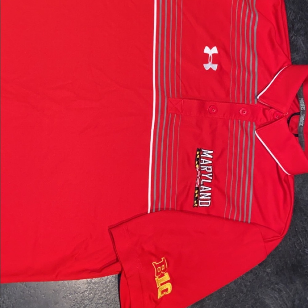 Under armor university of Maryland polo